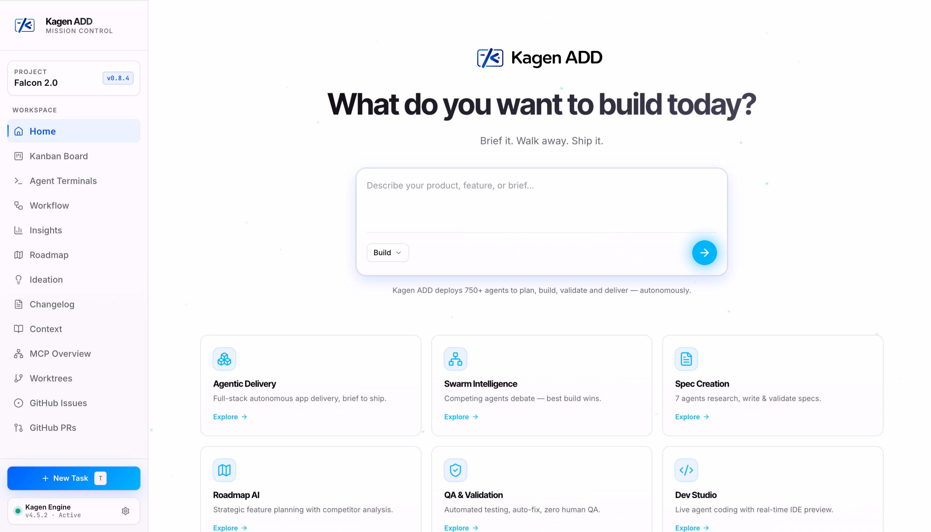 Kagen ADD Agentic-Driven Delivery
